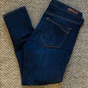 Express Dark Denim Ankle Legging Jeans